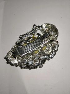 Peacock Design Brooch
