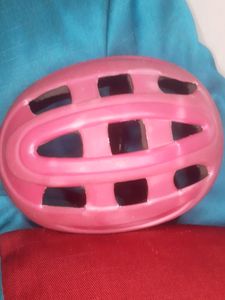 Kids Pink Helmet And Safety Kit
