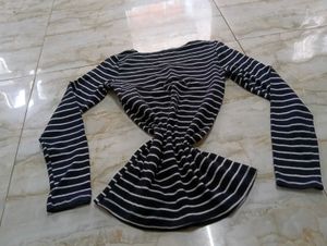 Striped Long Sleeve Top