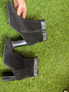 Black Suede Ankle Boots