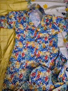Boho Floral Print Blouse