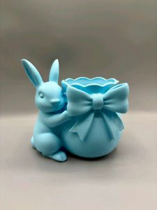 Cute  Bunny Planter pot Vase 3d printed