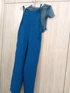Korean Jumpsuit with Sheer Top(NEW)