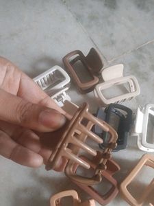 Set of 09 Matte Hair Claw Clips