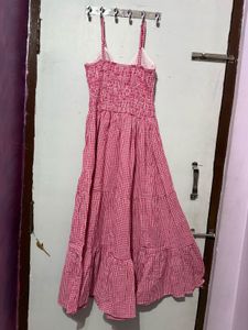 Pink Gingham Sundress