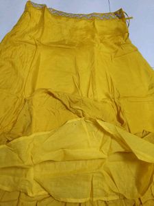 Yellow Handwork 3pec For Wedding