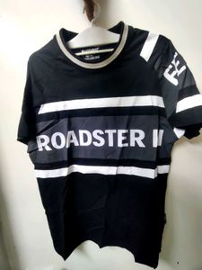 Roadster Black Graphic T-Shirt