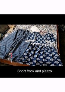 Short Frock And Plazzo