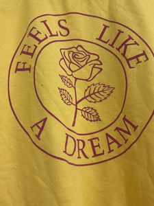 vintage yellow sweatshirt