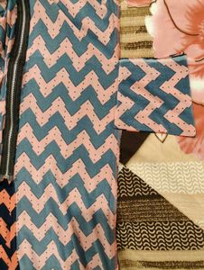 Printed Sleeveless Cape/ Top