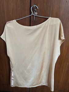 Sparkly Striped Sheer Top