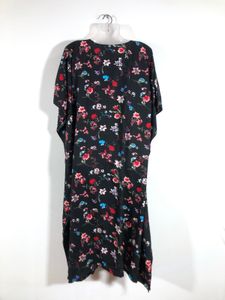 Floral Print Kaftan Dress