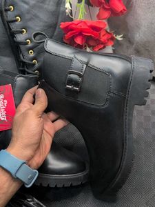 Roadster Black Buckle Chelsea Boots size 36