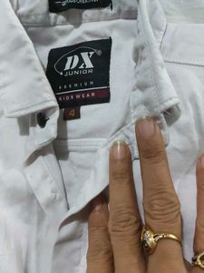 Men's White Shirt and Beige Pants