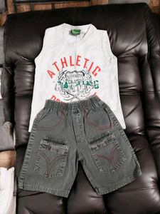 kids Athletic Tank Top & Shorts Set