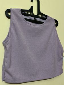 Lavender Crop Tank Top