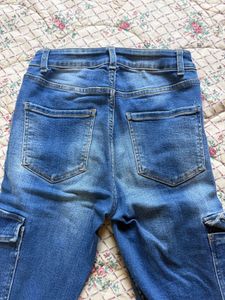Blue Cargo Jeans