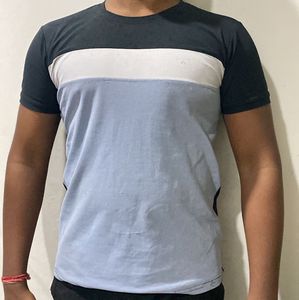 Color Block Casual T-Shirt