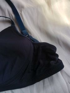 Comfortable neavy blue Bra