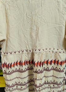 Boho Print Wrap Style Kurta