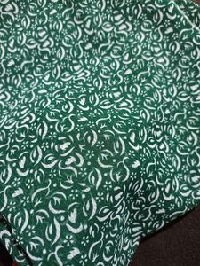 Beautiful Green Saree With Shine..