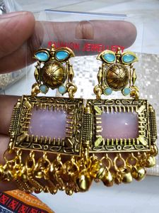 Bohemian Dangle Earrings with Bells