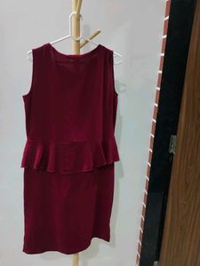 Elegant Peplum Dress