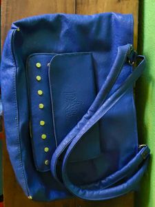 Blue 'Paris' Handbag
