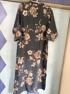 Stylish Floral Print Kurta