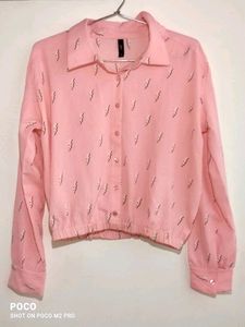 Printed Shirt With Elasticated Hem ..