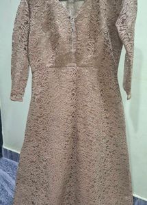 Elegant Lace Evening Gown