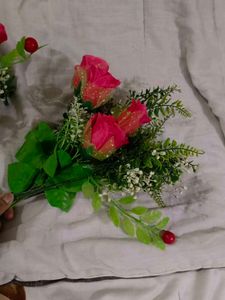 Artificial Flowers 💐 Bouquet 💐set Of 2