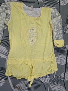 Yellow Floral Top