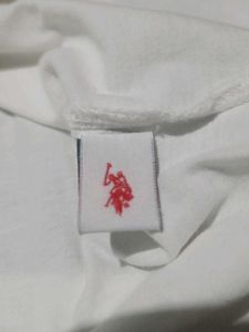 Men's White Polo T-Shirt