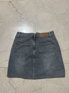 Denim Mini Skirt