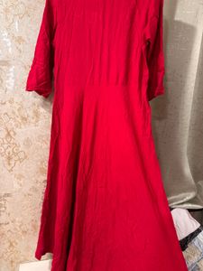 Rose Pink Embroidered Full Gown- Bust- 38/40