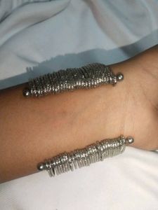Silver Bangle Set