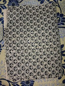 Elegant Black &amp; cream colour plazzo with Intricate