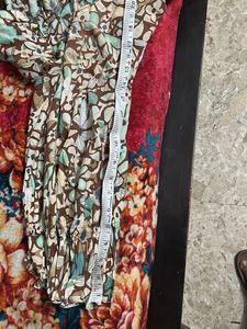 Floral Print Square Neck Top