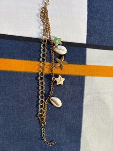 Boho Charm Bracelet with Shells