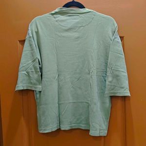 Surf Oversized T-Shirt | Sage Green Graphic Tee