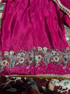 Stunning Pink Embroidered Kurta Set
