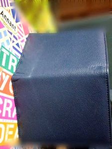 Classic Navy Leather Wallet