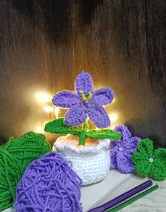 Handmade Crochet Flower Appliques