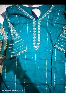 Embroidered designer kurta sets