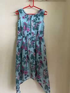 Tropical Print Dress