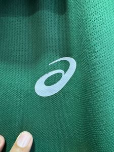 ASICS Green White DriFit Polo T-Shirt