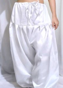 Elegant White and black Palazzo Pants
