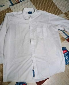 Men's White Full &amp; Half Sleeve Shirt Bundle 3XL