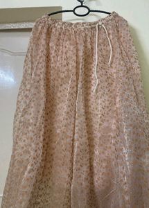 Sparkling Floral Print Skirt